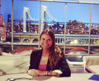 Kelly Taylor '13 interned last summer at The Late Show with David Letterman
