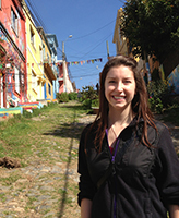 American Studies major Tori Creighton interned as a marketing assistant in Chile