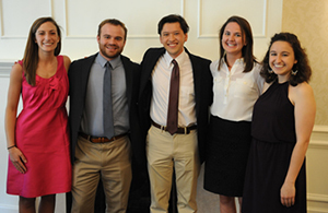 International Development Fellows 2015: Megan Fuerst, Matthew Hing, Emily Mediate, Chris Newton, and Laura Zillmer