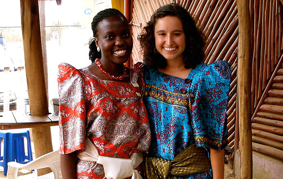 Emily Mediate in Uganda