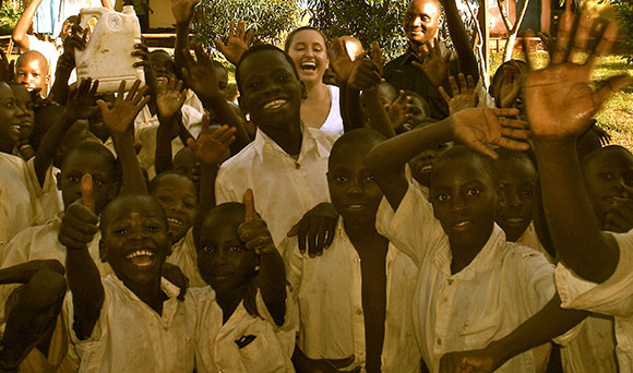 Emily Mediate in Uganda