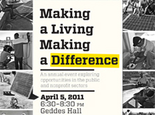 Making a Living Making a Difference poster