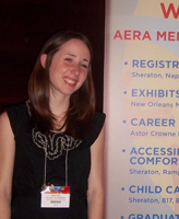 Rachel Roseberry at AERA workshop