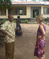 Anthropologist Catherine Bolten in Sierra Leone