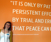 Claire Brosnihan at United Nations headquarters