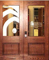 Medieval Institute doors