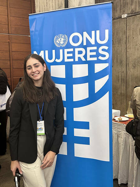 Isabela “Isa” Tasende  traveled to Ecuador to present research at the UN Women Safe Cities and Safe Public Spaces Global Leaders’ Forum.