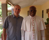 Professor Dan Philpott with Archbishop John Baptist Odama, a leader of the Acholi Religious Leaders Peace Initiative