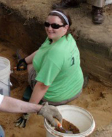 Caitlin Monesmith, a senior anthropology major, interned in the Field Museum’s African archaeology lab during summer 2011