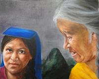 Mary Atwood's senior thesis includes English translations of three Inca legends and a series of original oil paintings