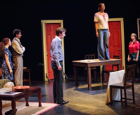 A scene from the student-driven workshop production of Provenance