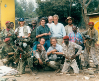 Dr. Bob Arnot in the Congo