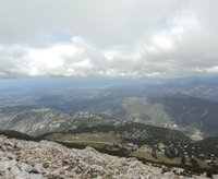 View from the summit of Mt