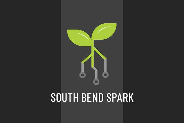 South Bend Spark Brand Identity Logo Slide Feature
