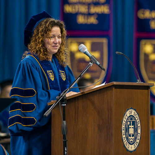 Kerry Ann Rockquemore Speaking At The Grad School Commencement