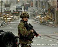 War in Ireland (Photo: The Telegraph)