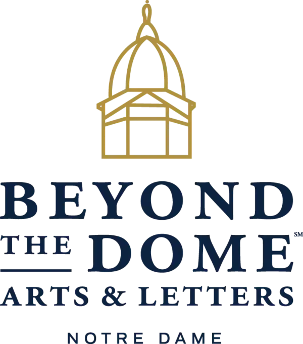 Beyond the Dome logo blue and gold
