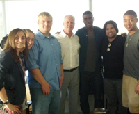 FTT students meet with Jim Sharp, executive vice president of production at 20th Century Fox Television